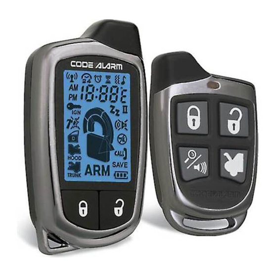 Code Alarm PROFESSIONAL SERIES CA 1551 Owner's Manual