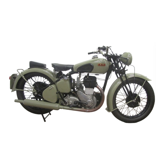 BSA M20 Maintenance Manual And Instruction Book