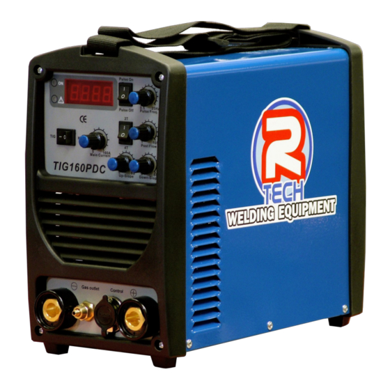 R-Tech TIG160PDC Operation Instructions Manual