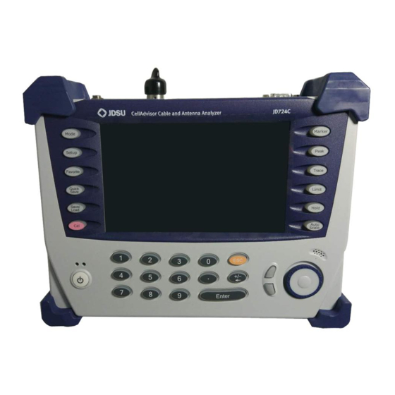 JDS Uniphase CellAdvisor JD720C Series User Manual