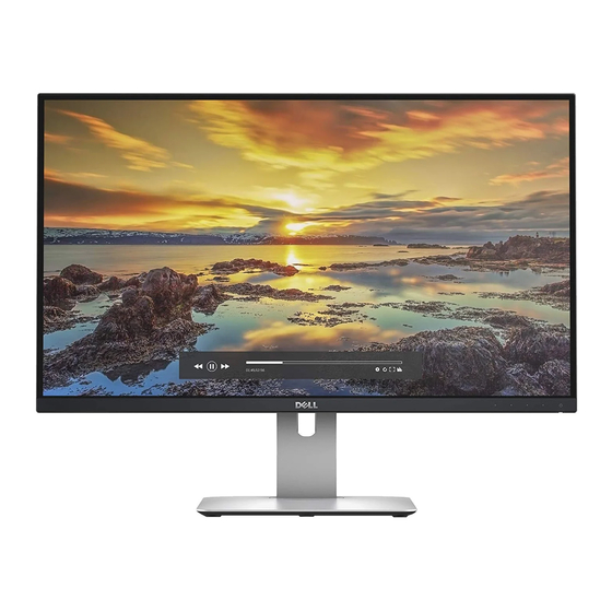 User Manuals: Dell UltraSharp U2715H Screen Monitor