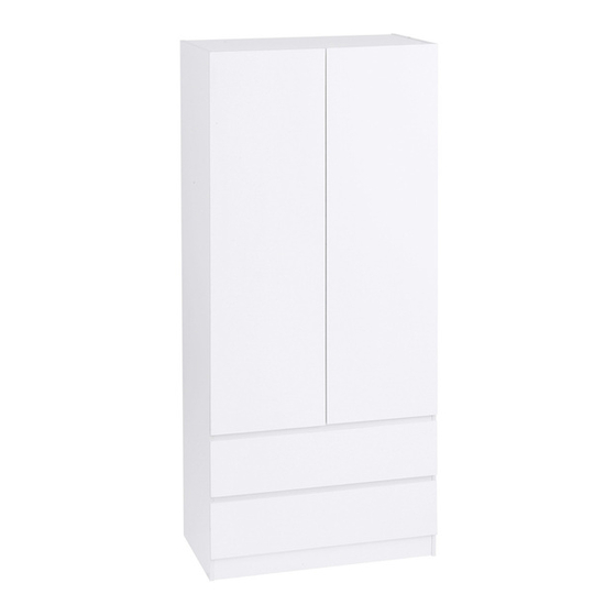 FANTASTIC FURNITURE COMO ROBE 2 DOOR ASSEMBLY INSTRUCTIONS MANUAL Pdf