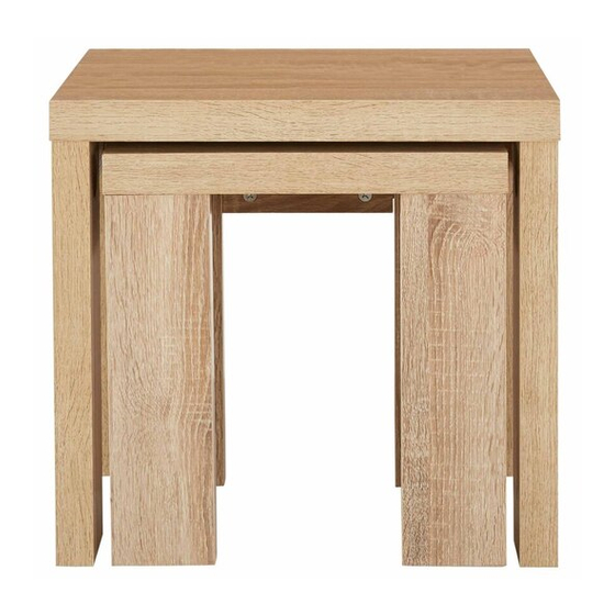 FANTASTIC FURNITURE HAVANA TABLE NEST RECTANGLE ASSEMBLY INSTRUCTIONS