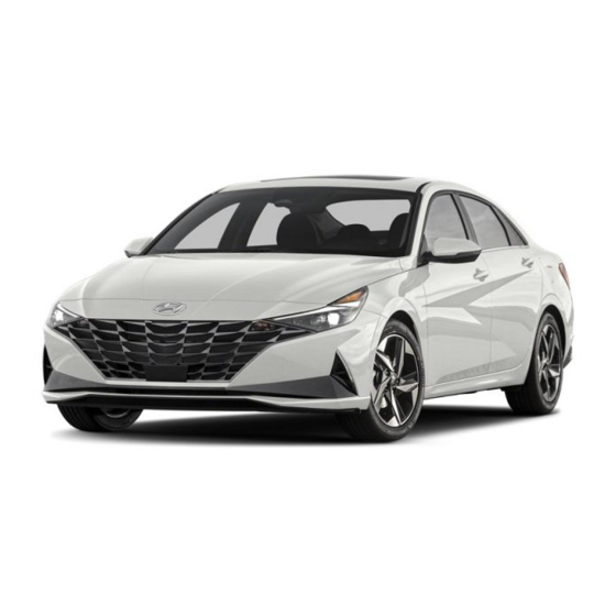 Hyundai ELANTRA 2021 Owner's Manual