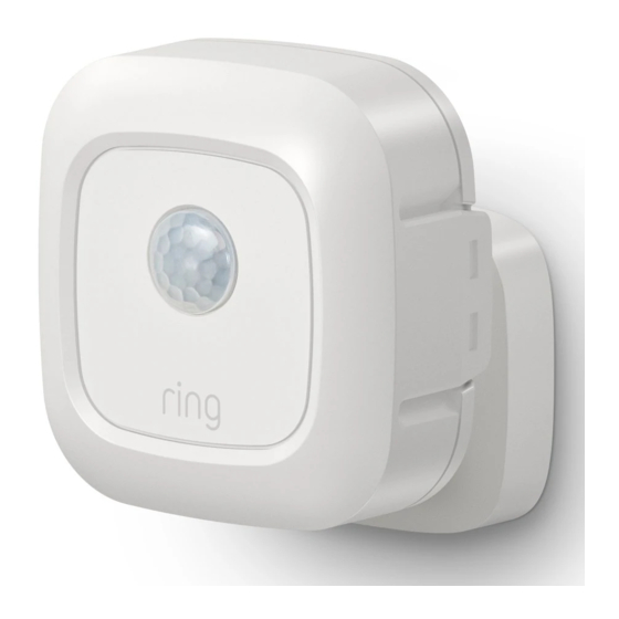 RING MOTION SENSOR QUICK MANUAL Pdf Download ManualsLib