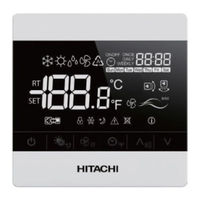 Hitachi HCWA21NEWH Installation And Operation Manual
