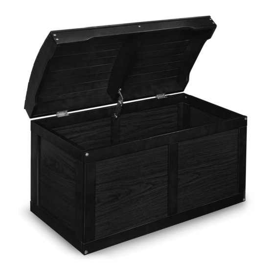 BADGER BASKET BARREL TOP TOY CHEST 01330 ASSEMBLY AND USE INSTRUCTIONS