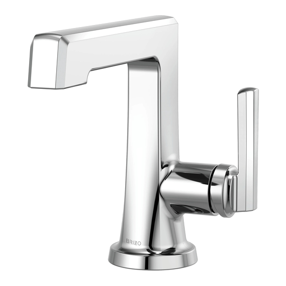 BRIZO LEVOIR 65098LF SERIES INSTALLATION INSTRUCTIONS MANUAL Pdf