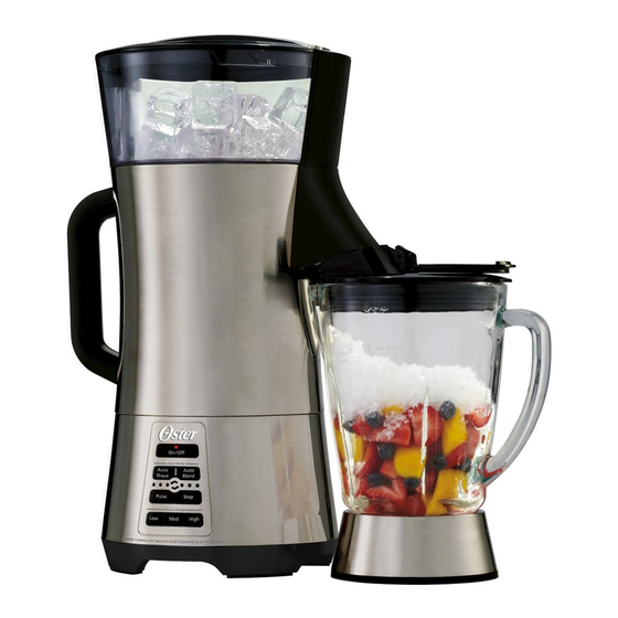 OSTER ICE SHAVING BLENDER QUICK START MANUAL Pdf Download ManualsLib