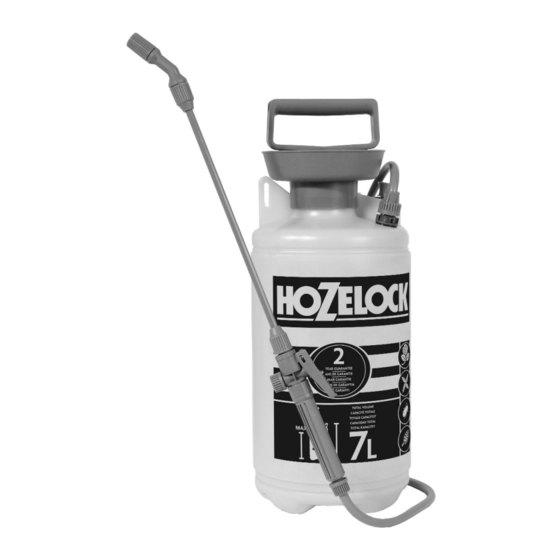 Hozelock 7 Instructions & Warnings