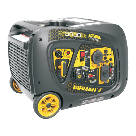 Firman W03383 Owner's Manual
