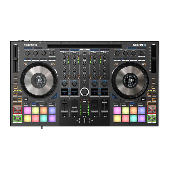 Reloop MIXON8 PRO Manuals