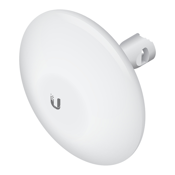 Ubiquiti NanoBeam NBE-M5-16 Quick Start Manual