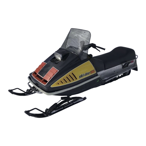 BOMBARDIER ski-doo T'NT FAN COOL 300 SM 1974 Owner's Manual