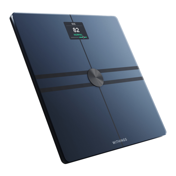 Withings Body Pro 2 Product Manual
