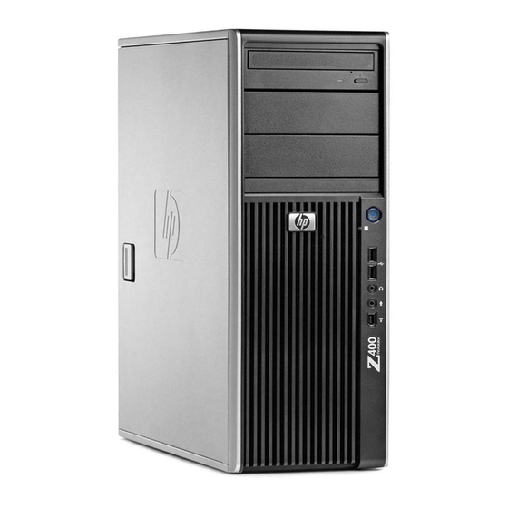 HP Z400 - Workstation Manuals