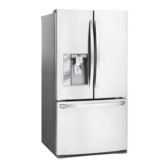 LG BOTTOM FREEZER REFRIGERATOR Owner's Manual