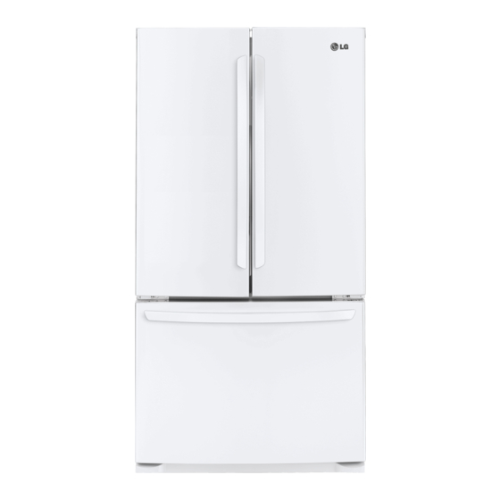 LG BOTTOM FREEZER REFRIGERATOR User Manual