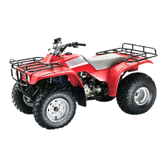 Honda 1999 TRX300FW Owner's Manual