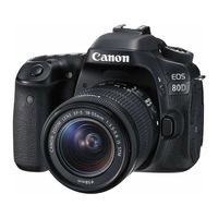 Canon EOS 80D Wsd500 Basic Instruction Manual