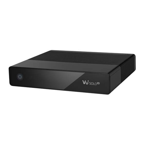 Vu+ Solo SE Easy Setup Manual