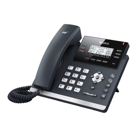 Yealink SIP-T41P User Manual