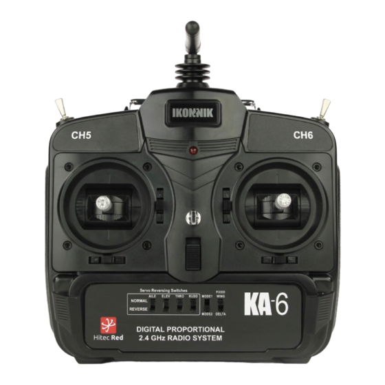 IKONNIK KA-6 Owner's Manual & Technical Information