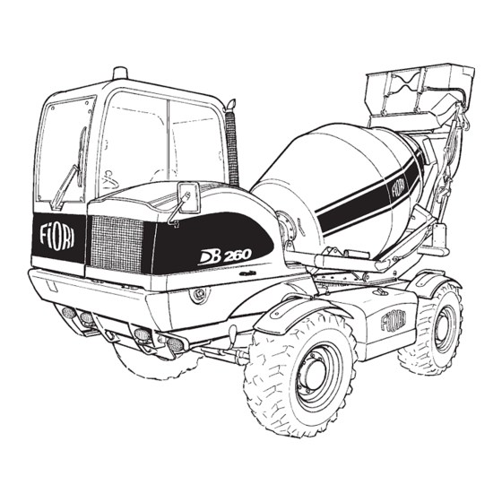 Fiori DB 260 Use And Maintenance Manual