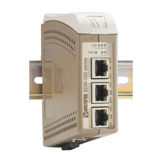 Westermo SDW-550 User Manual