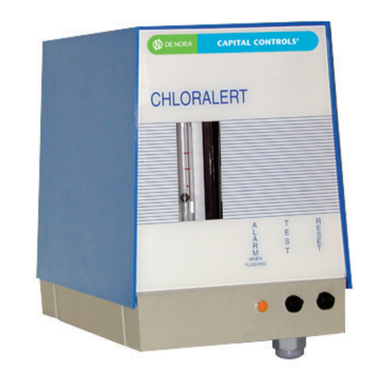 De Nora Capital Controls CHLORALERT T17CA4000 Series Instruction Manual