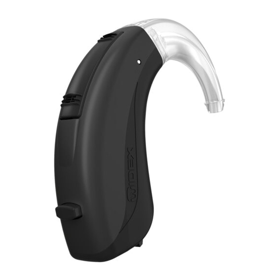 Widex Evoke E-FM User Instructions