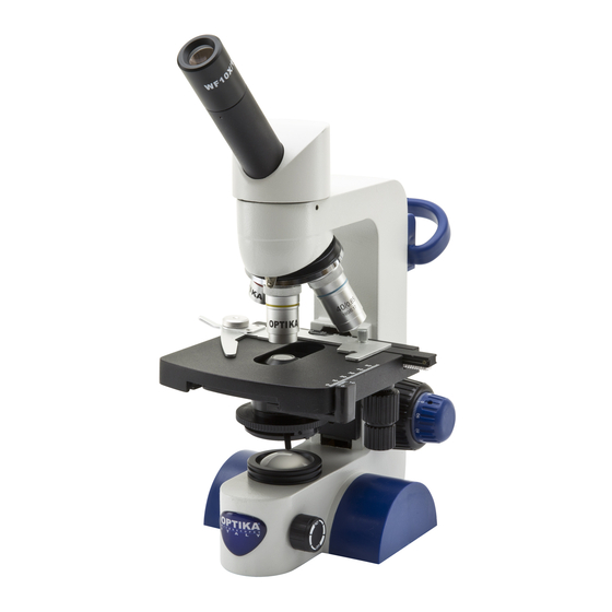 User Manuals: Optika Italy B-60 Series Microscope