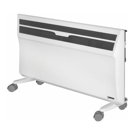 EUROM Convector Panel de Luxe Instruction Booklet