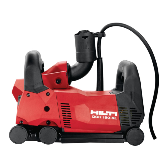 Hilti DCH-SL LG Manual