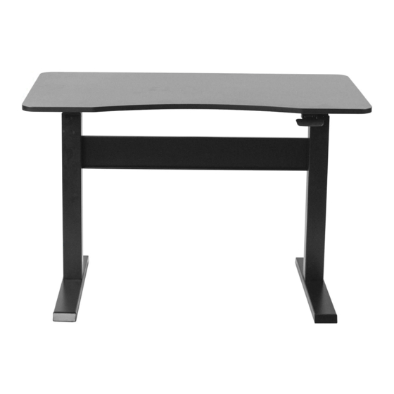 VIVO BLACK 47 PNEUMATIC DESK DESK-V048GB INSTRUCTION MANUAL Pdf ...