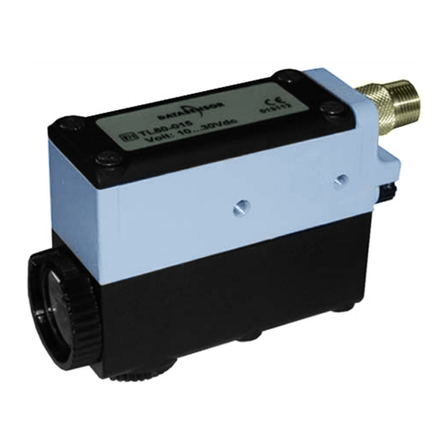 DATASENSOR TL80 SERIES INSTRUCTION MANUAL Pdf Download ManualsLib