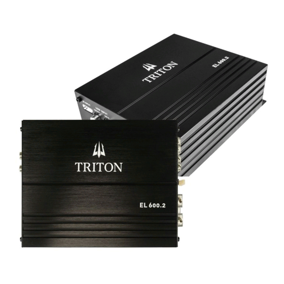 TRITON EL SERIES MANUAL Pdf Download ManualsLib
