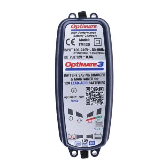 Can-Am TecMate Optimate 3 X4 Battery Charger by Optimate