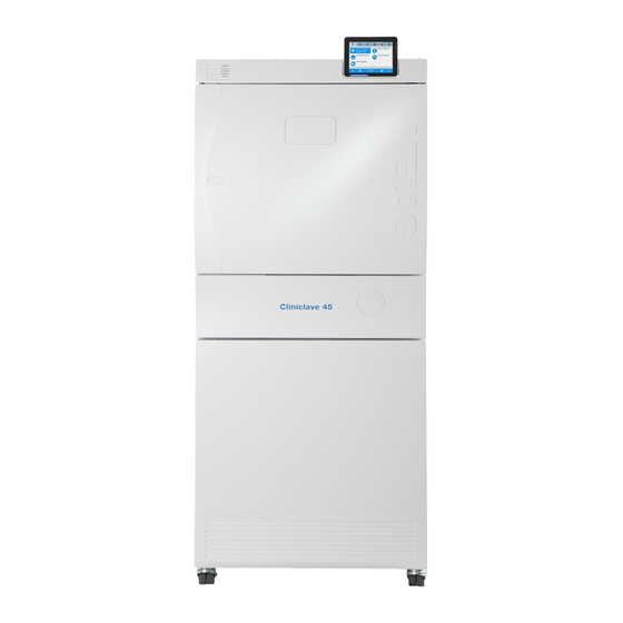 MELAG CLINICLAVE 45 USER MANUAL Pdf Download ManualsLib