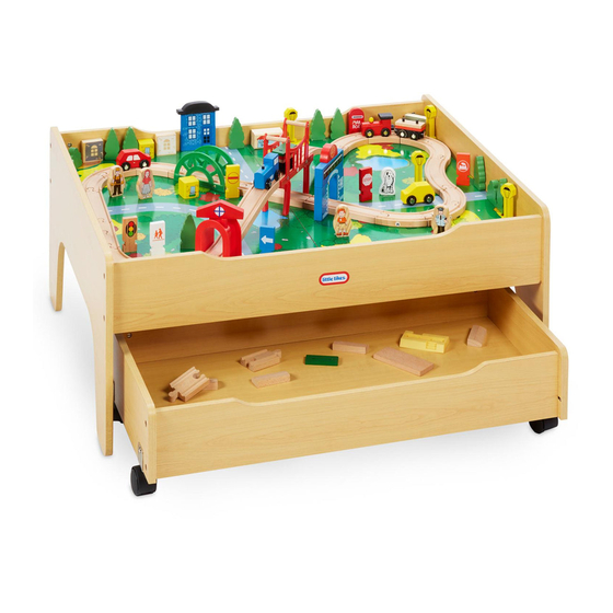 LITTLE TIKES REAL WOODEN TRAIN & TABLE SET ASSEMBLY INSTRUCTIONS Pdf ...