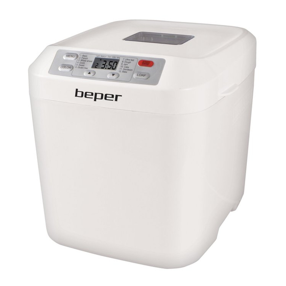 Macchina Per Pane Beper BC.130 - Gluten Free, 550W, 12 Programmi, Timer 13 Ore - Foto 4