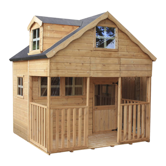 MERCIA GARDEN PRODUCTS DORMA PLAYHOUSE GENERAL INSTRUCTIONS MANUAL Pdf