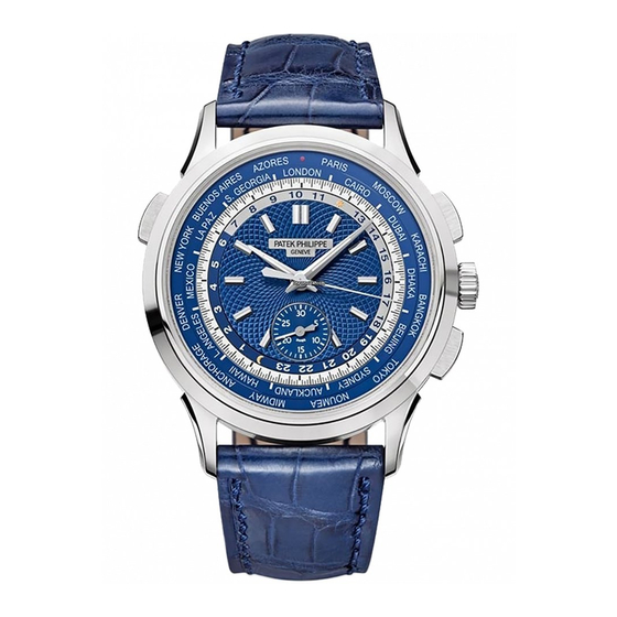 Patek Philippe World Time Chronograph Manual