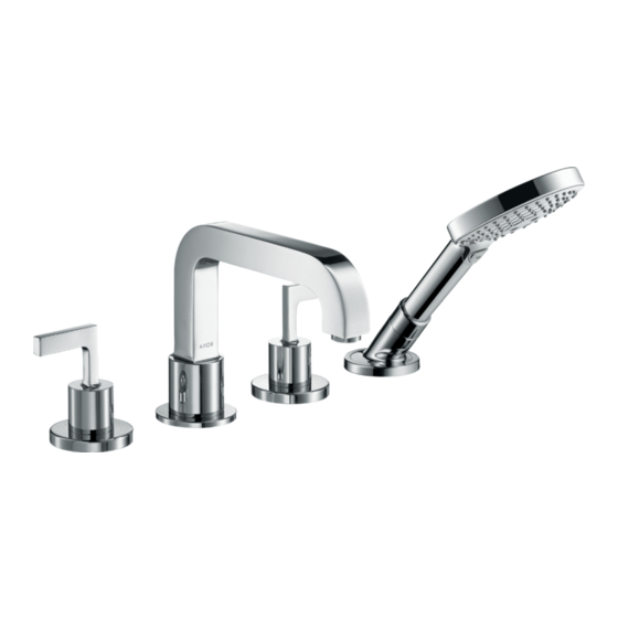 HANS GROHE AXOR CITTERIO 39454000 MANUAL Pdf Download | ManualsLib