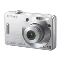 User Manuals: Sony Cyber-shot DSC-W50 Camera