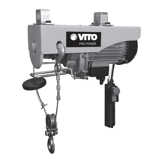 VITO Pro-Power Instruction Manual