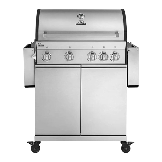 BURNHARD 4-branders gasbarbecue Big FRED Deluxe Manuals