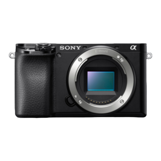 Sony ILCE-6100 Service Manual