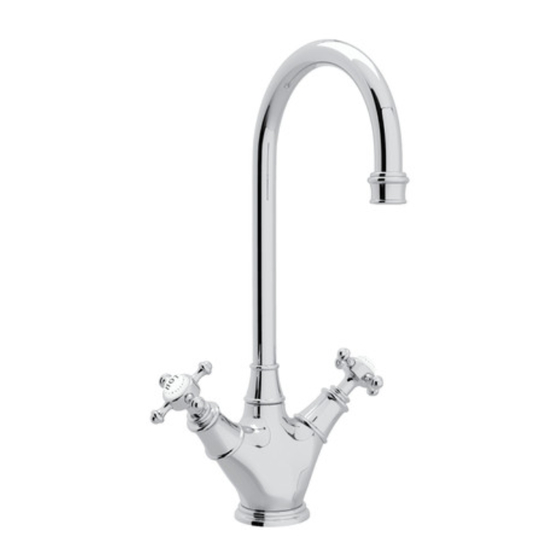 Rohl Perrin & Rowe Traditional Country Kitchen U.4703X Installation & User Manual