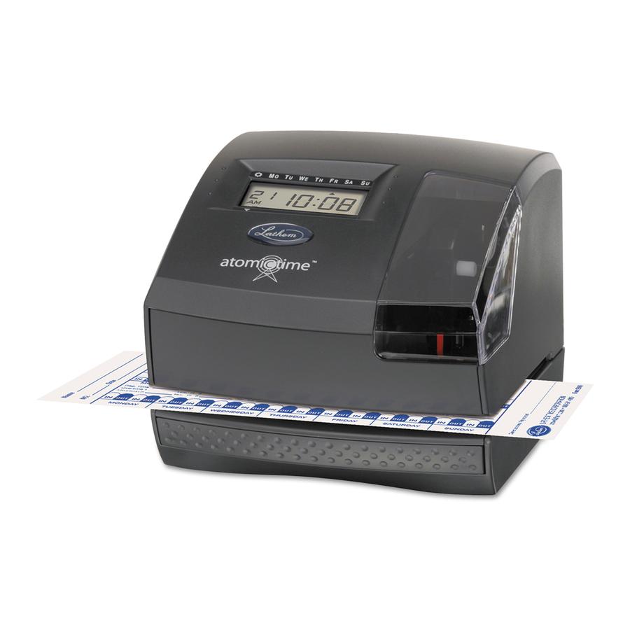LATHEM 1500E USER MANUAL Pdf Download ManualsLib